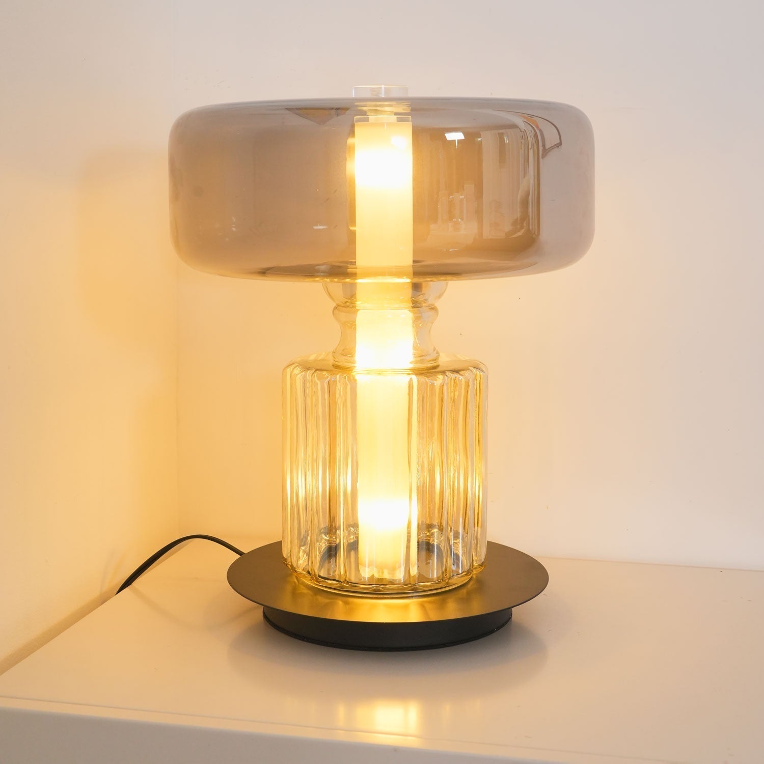 Svora Modern Glass Table Lamp
