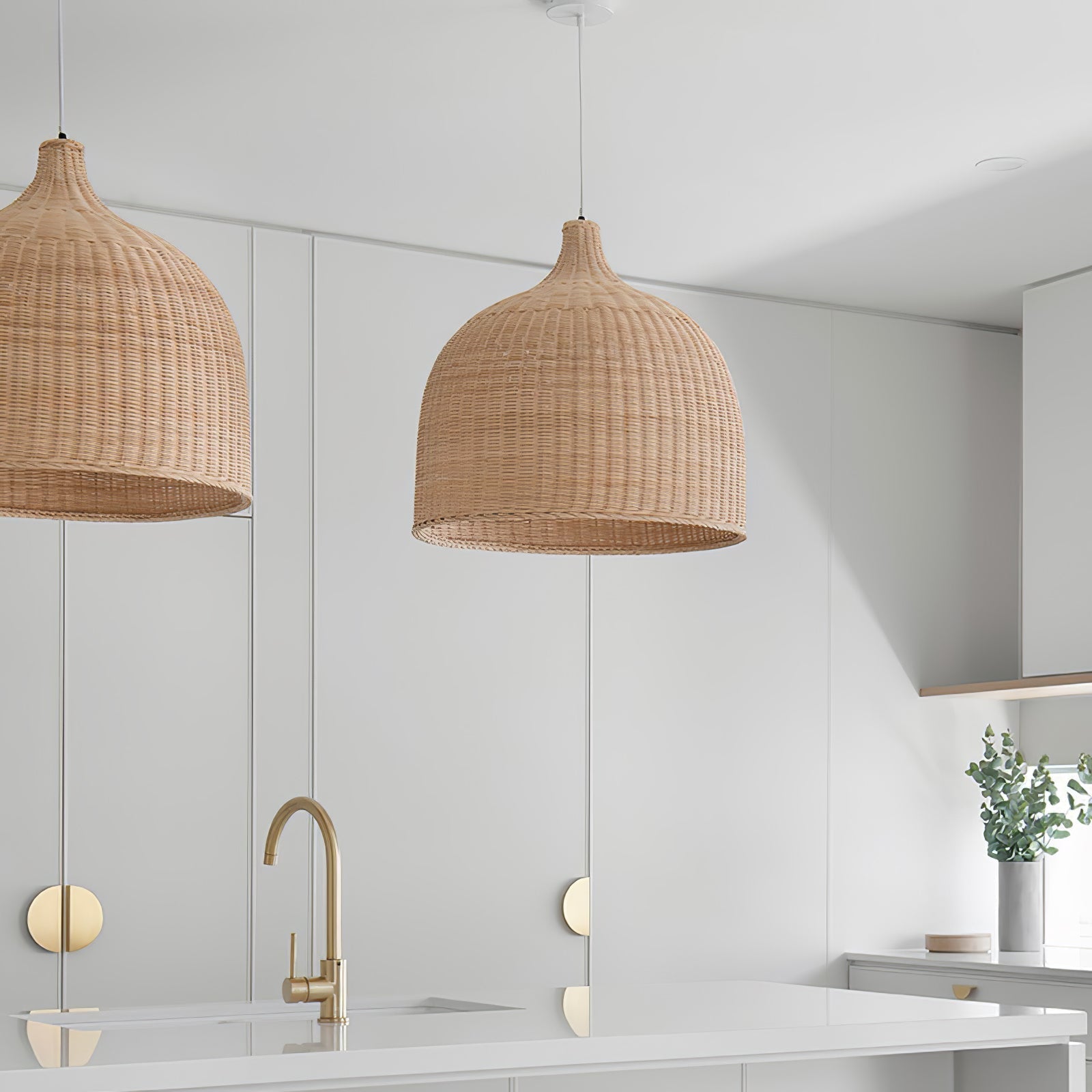 Ravisine Rustic Rattan Pandent Light