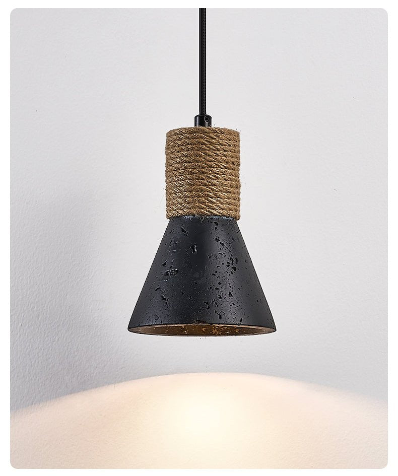 Ravena Rope Cone Pendant Lamp