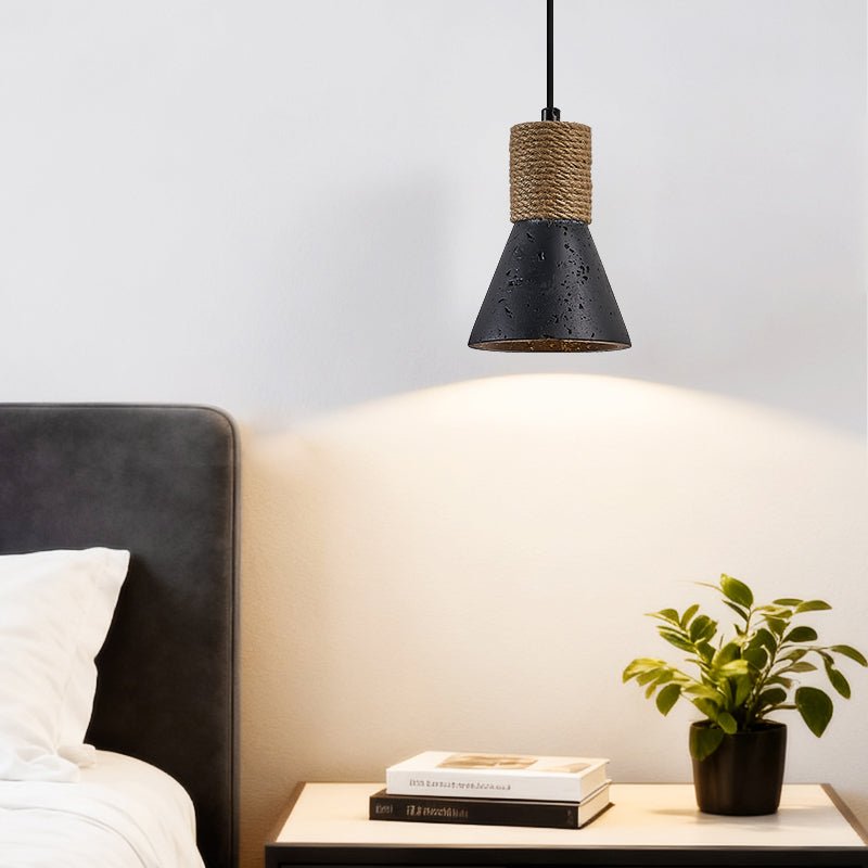 Ravena Rope Cone Pendant Lamp