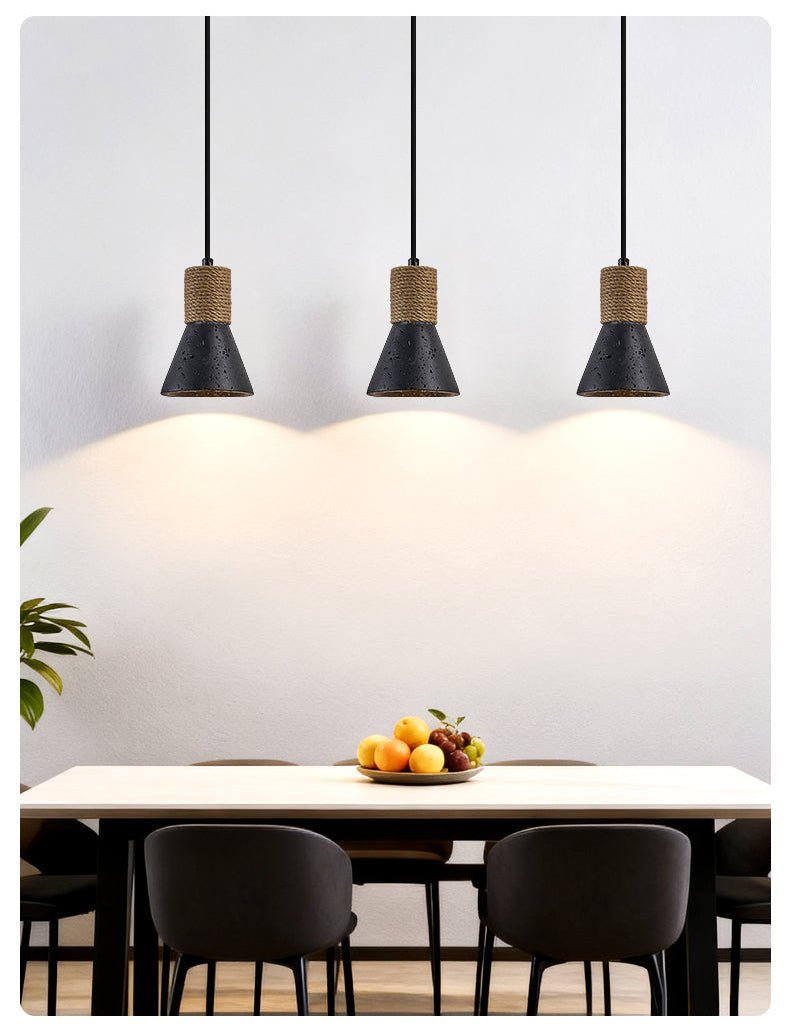 Ravena Rope Cone Pendant Lamp