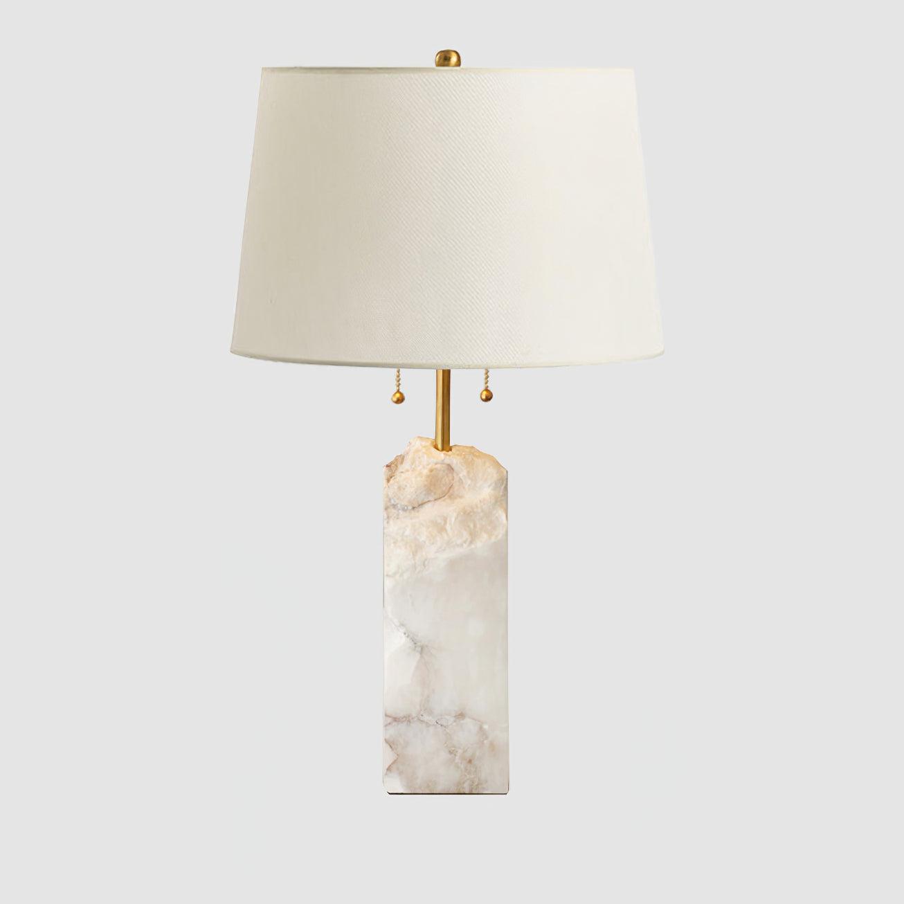Gaveth Minimalist Alabaster Table Lamp