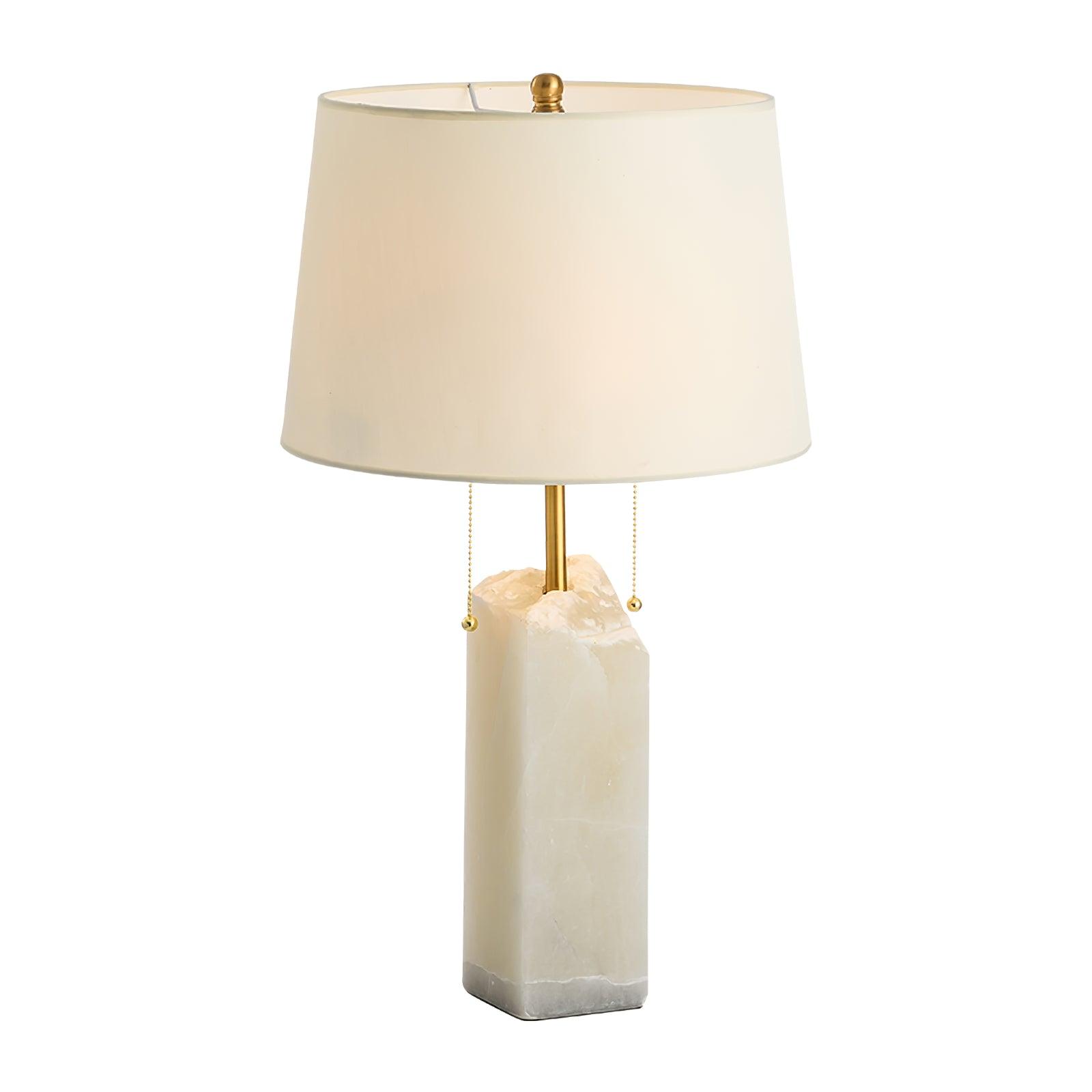 Gaveth Minimalist Alabaster Table Lamp