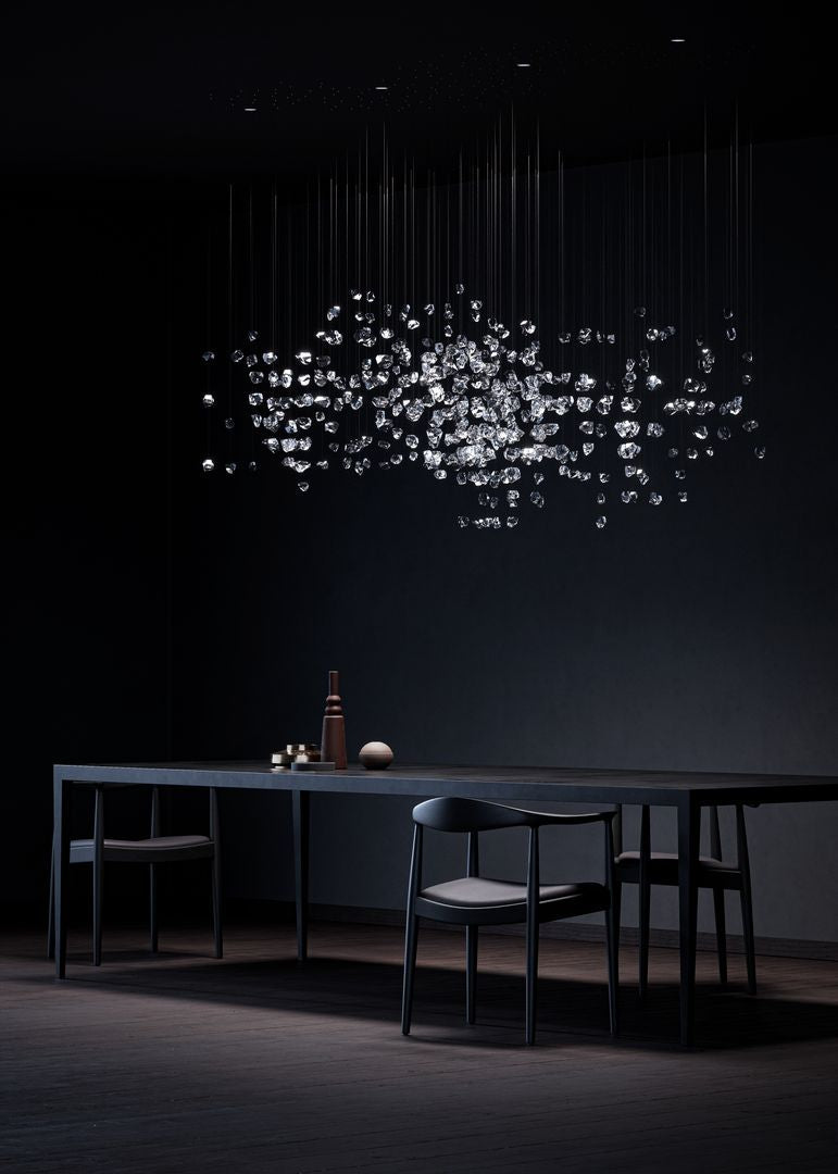 Elmsley Raw Crystal Chandelier