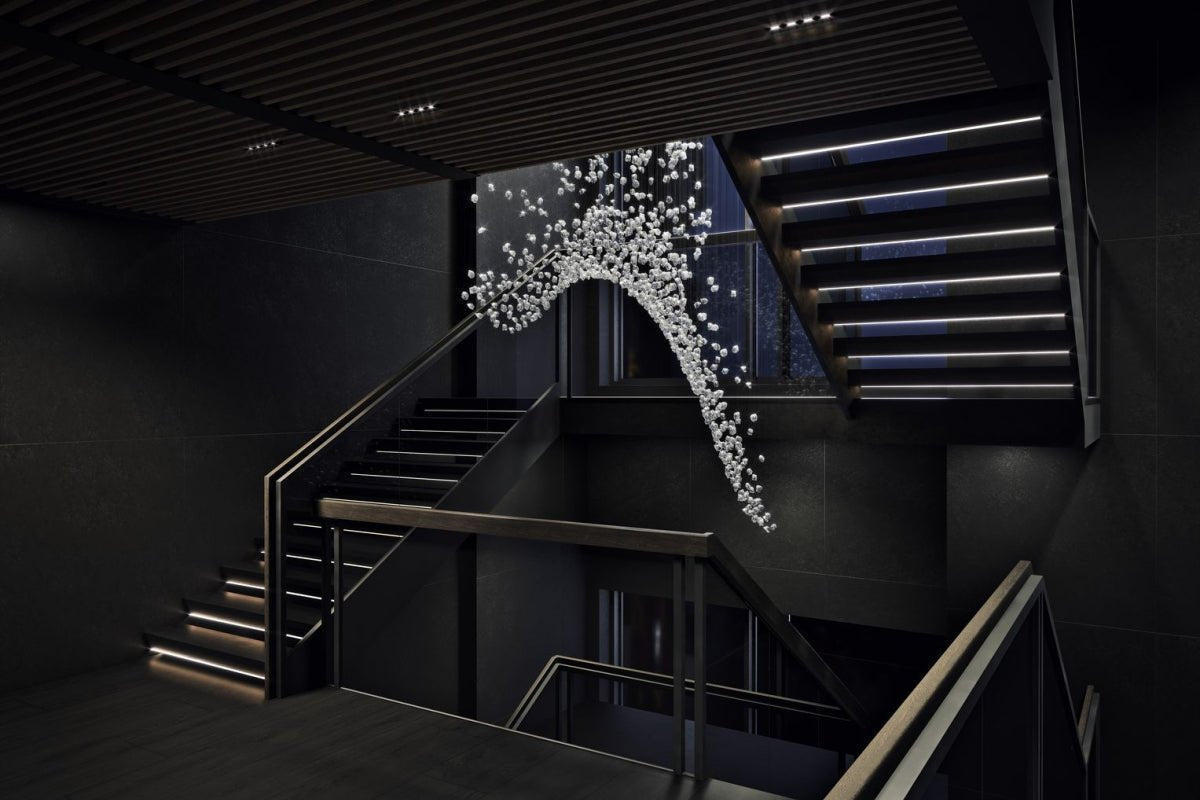 Elmsley Raw Crystal Chandelier