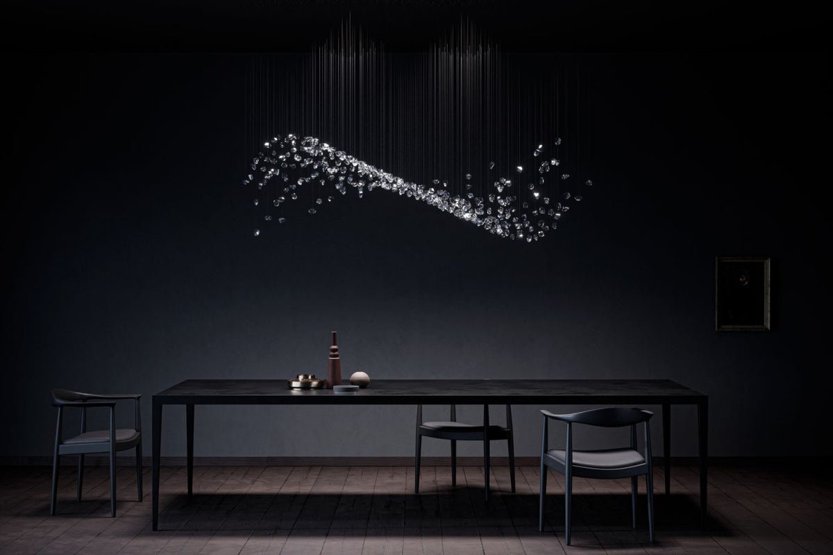 Elmsley Raw Crystal Chandelier