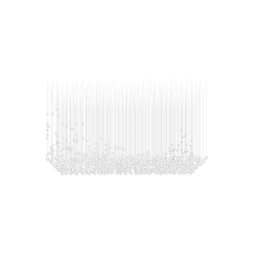 Elmsley Raw Crystal Chandelier