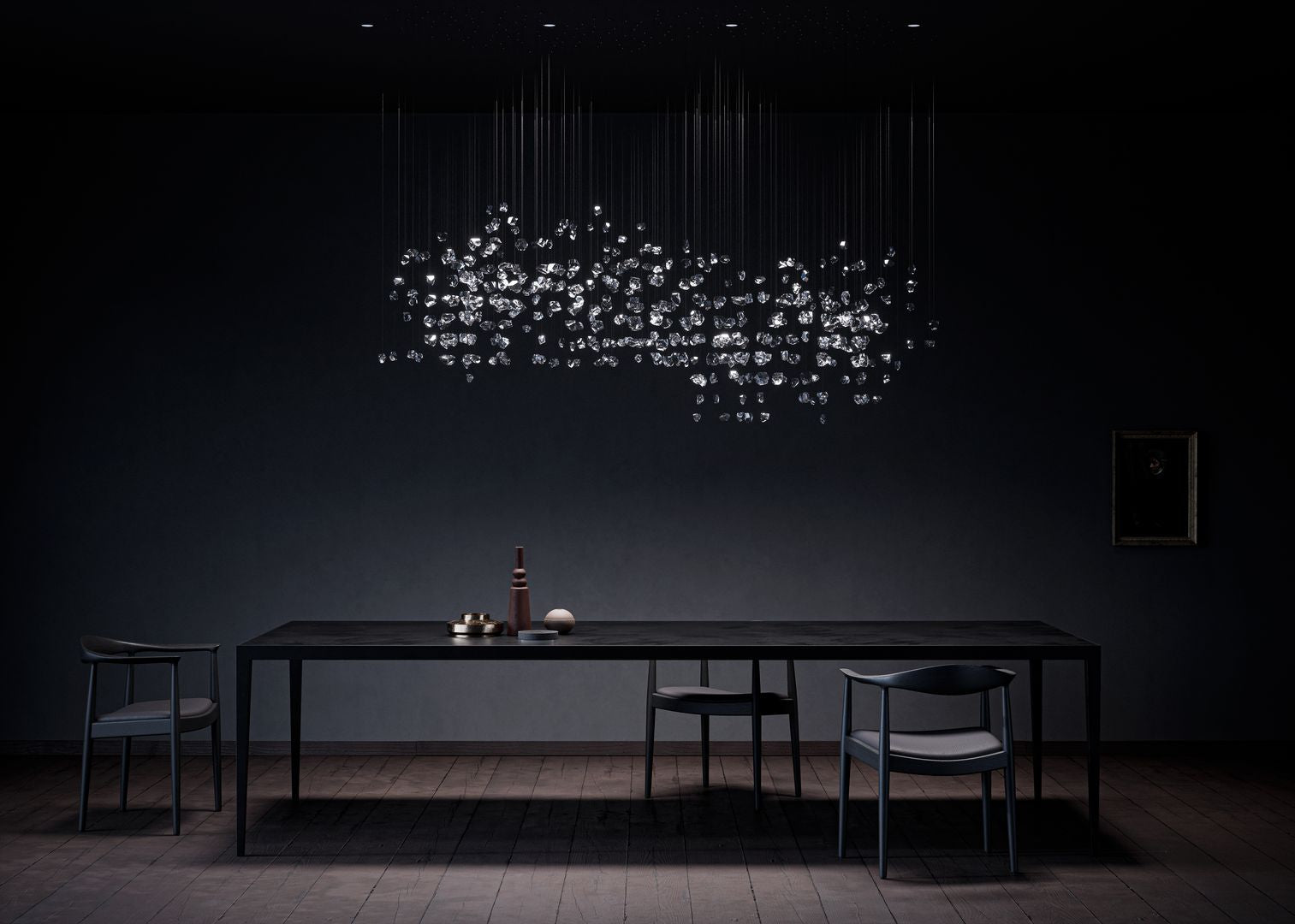 Elmsley Raw Crystal Chandelier