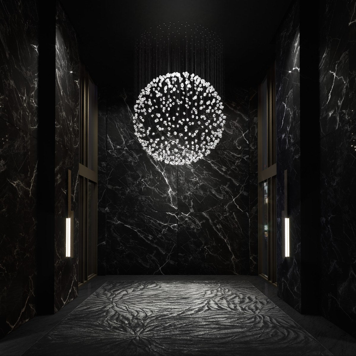 Elmsley Raw Crystal Chandelier