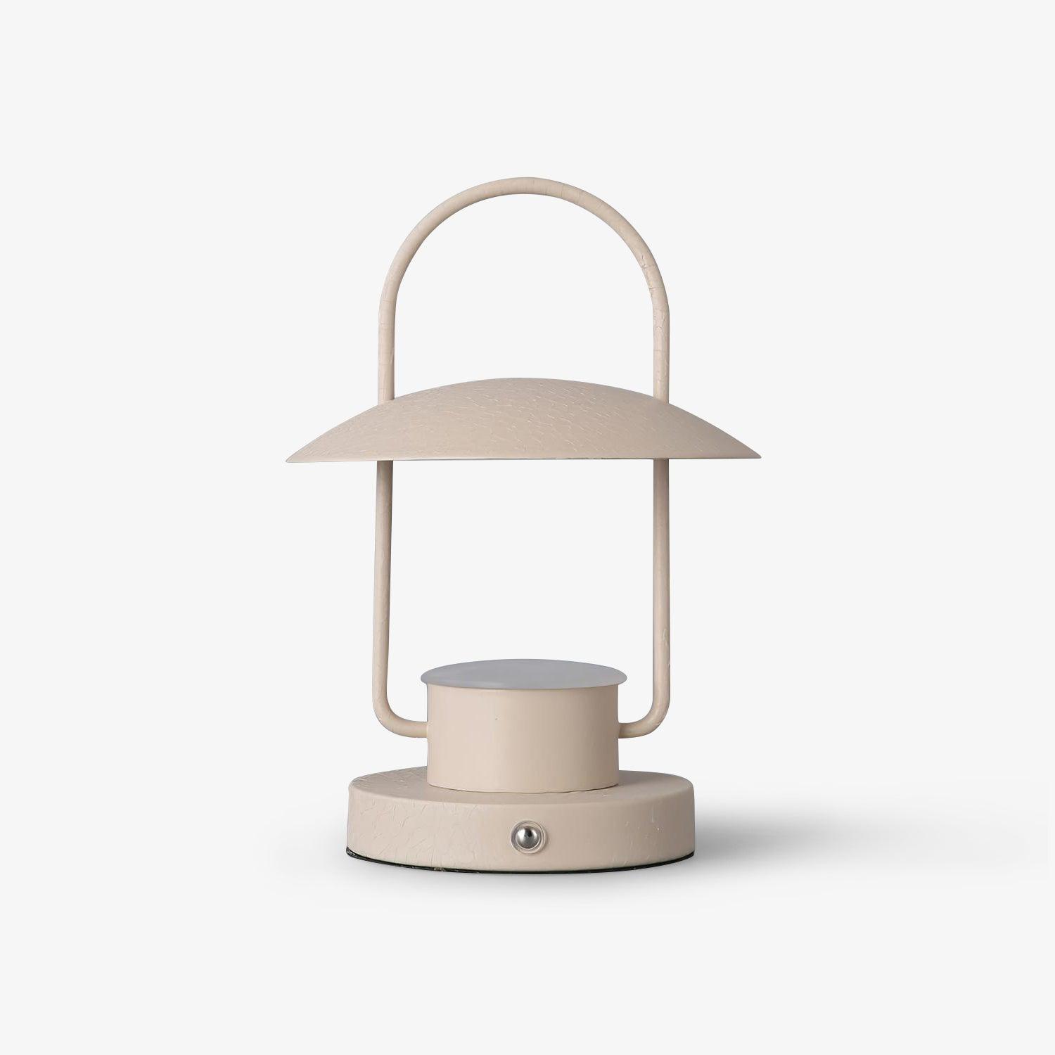 Solaran Gray Contemporary Table Lamp