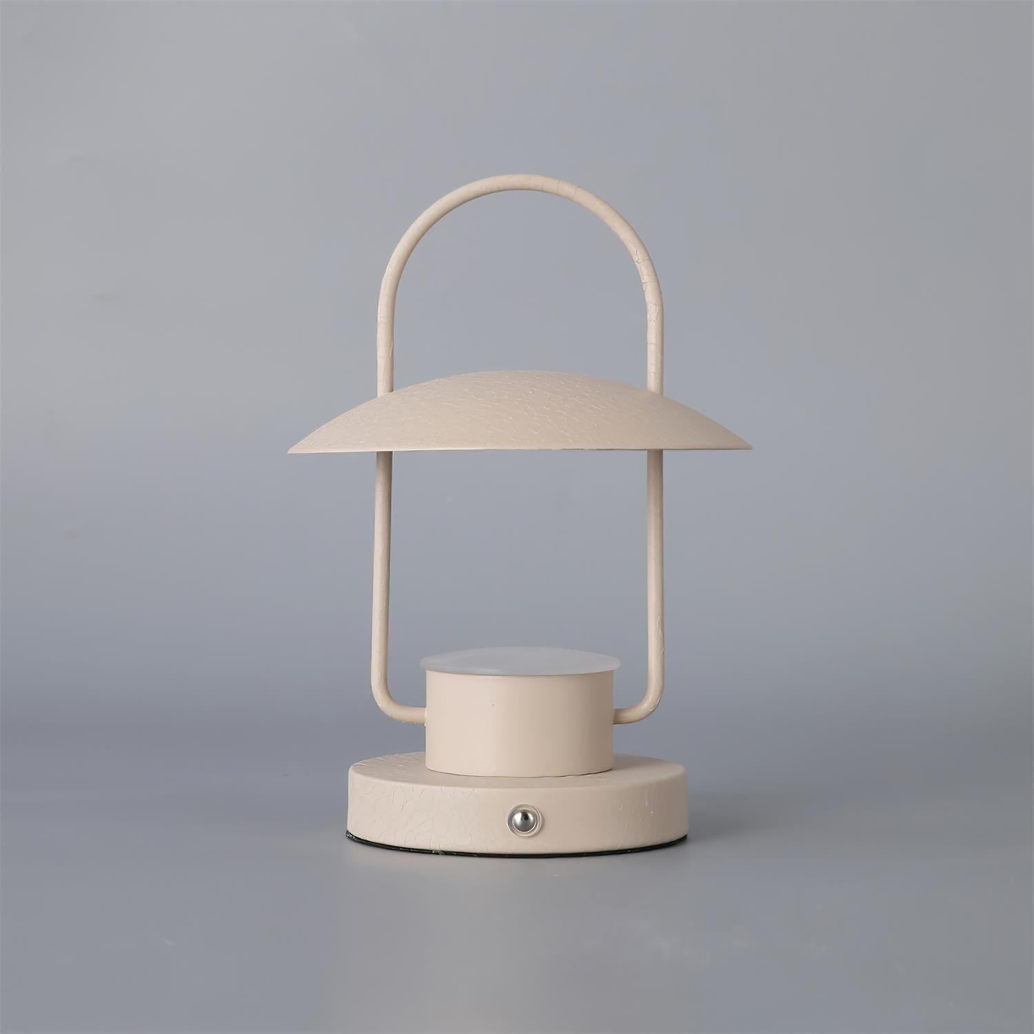 Solaran Gray Contemporary Table Lamp
