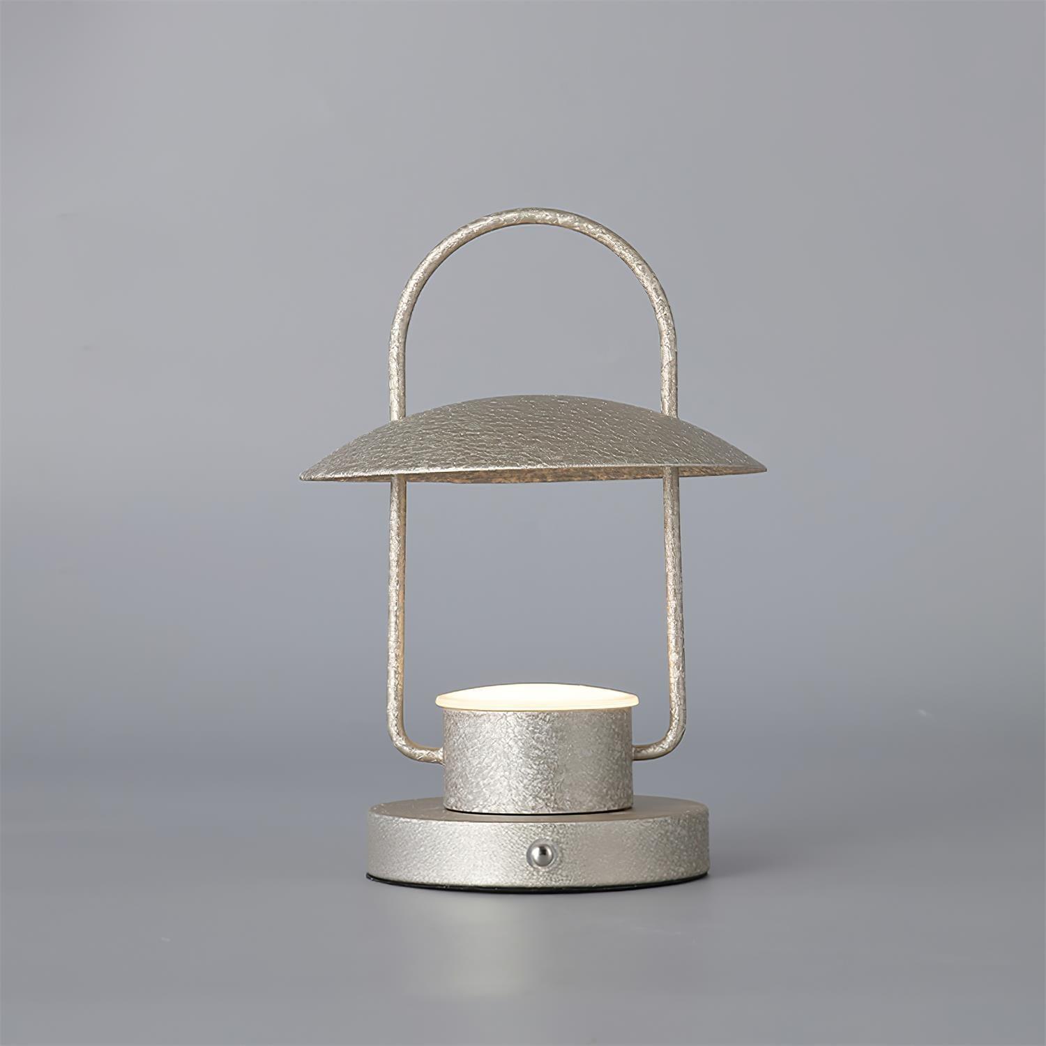 Solaran Gray Contemporary Table Lamp