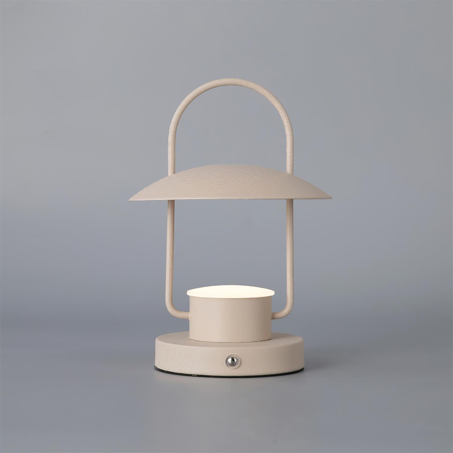 Solaran Gray Contemporary Table Lamp