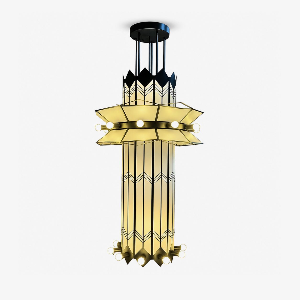 Elvior Art Deco Pendant Chandelier