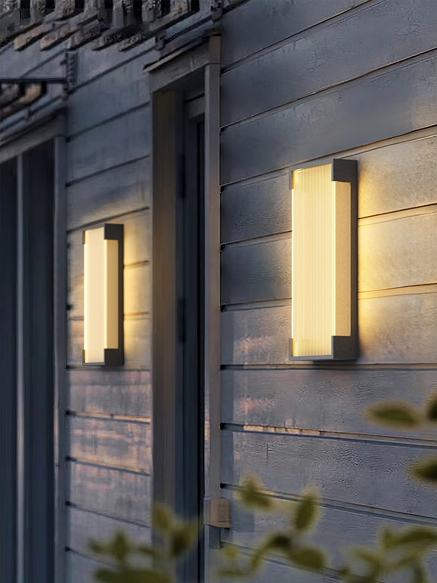Elaerielle Unique Rectangular Solar Outdoor Wall Light