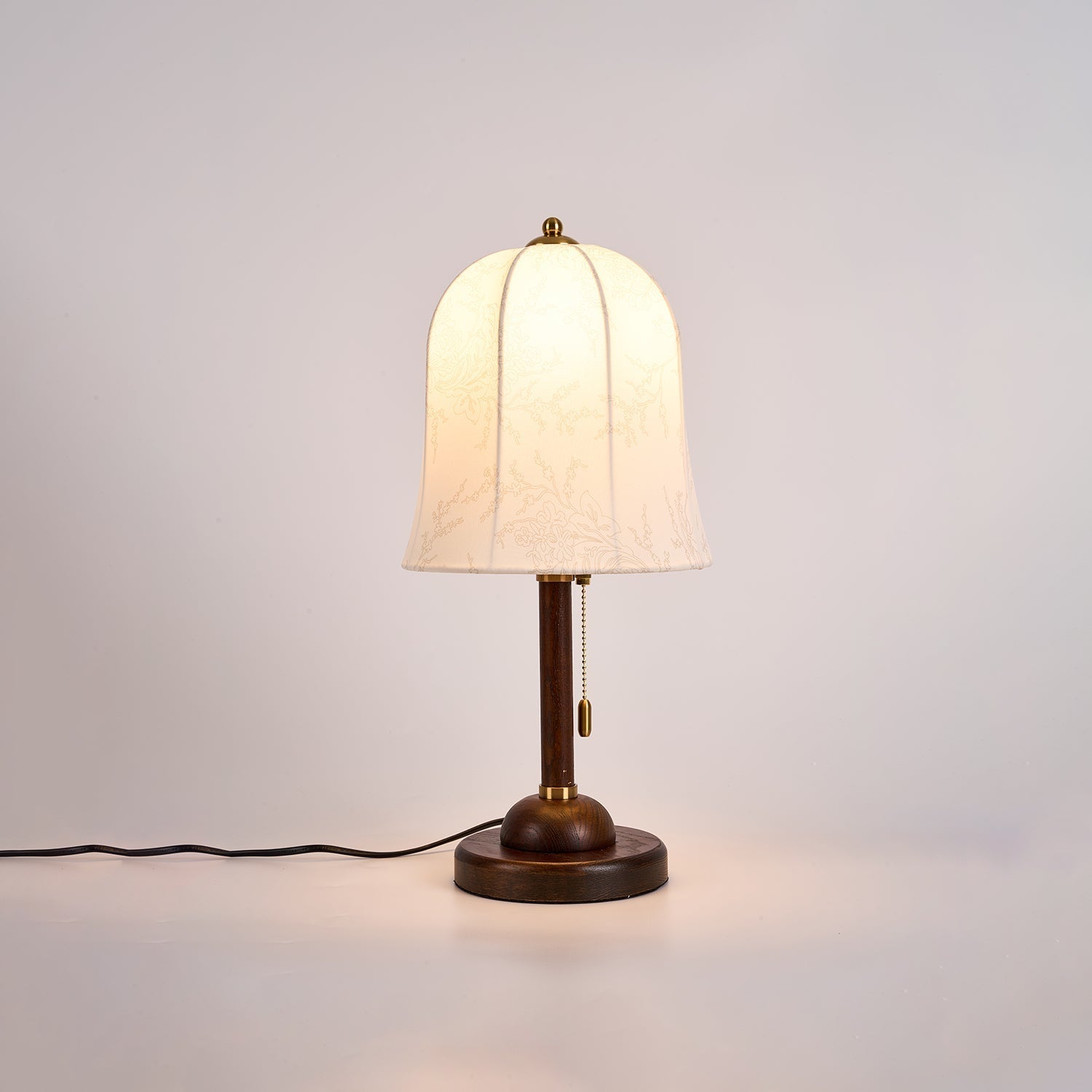 Holden Vintage Wood Table Lamp