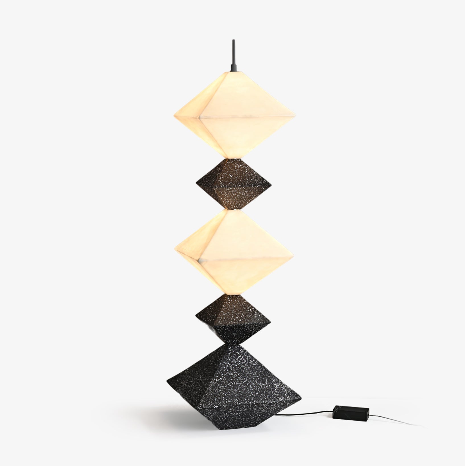 GeoGlow Rhombus Cube Floor Lamp