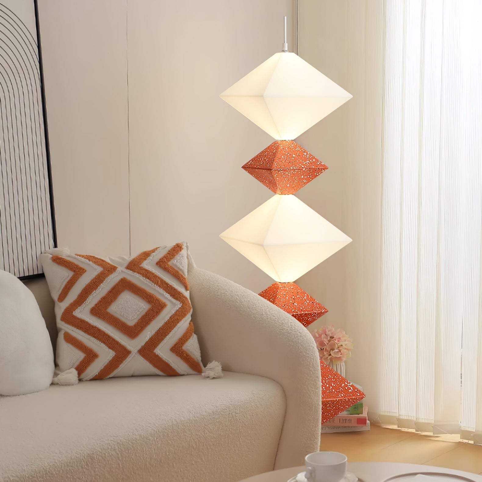 GeoGlow Rhombus Cube Floor Lamp