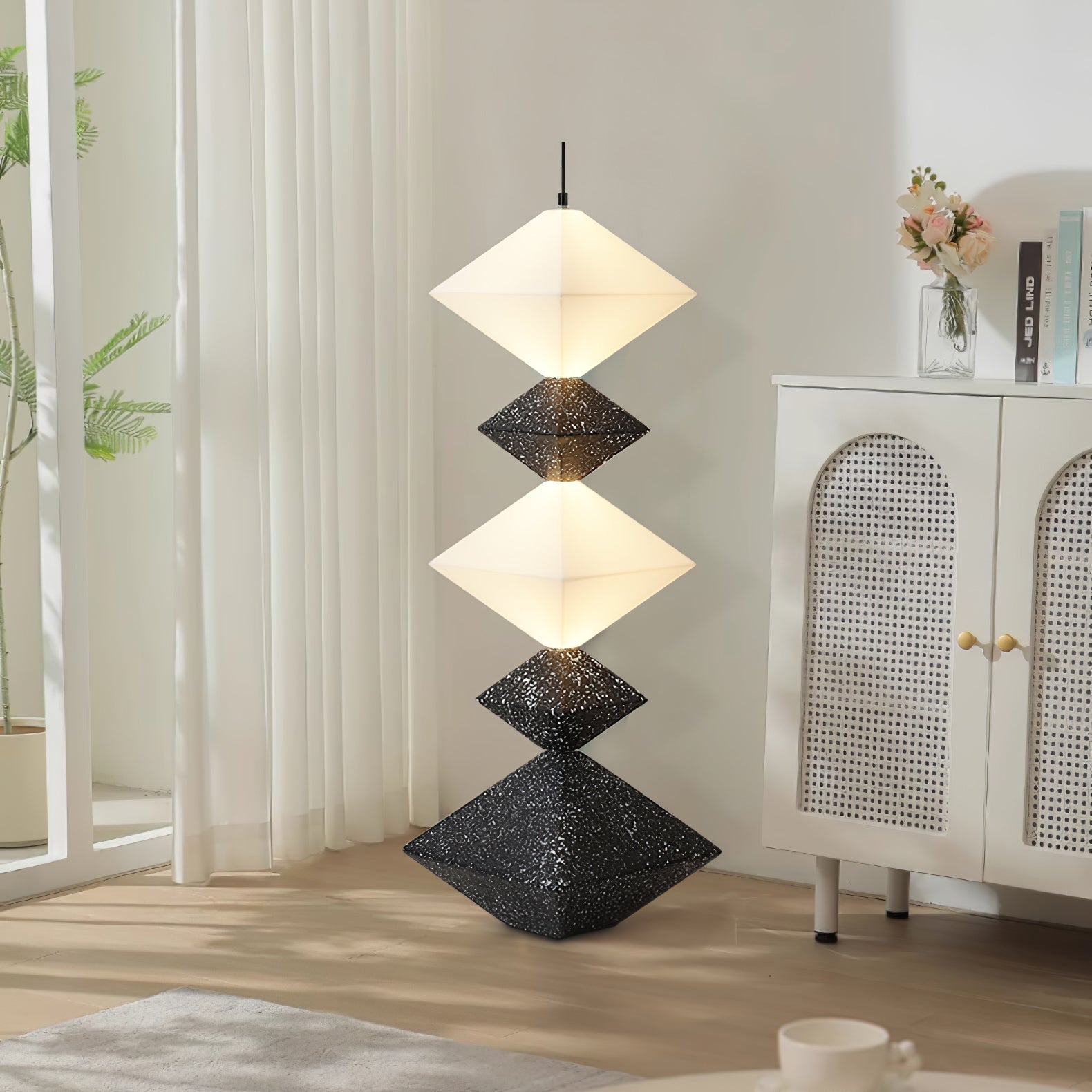 GeoGlow Rhombus Cube Floor Lamp