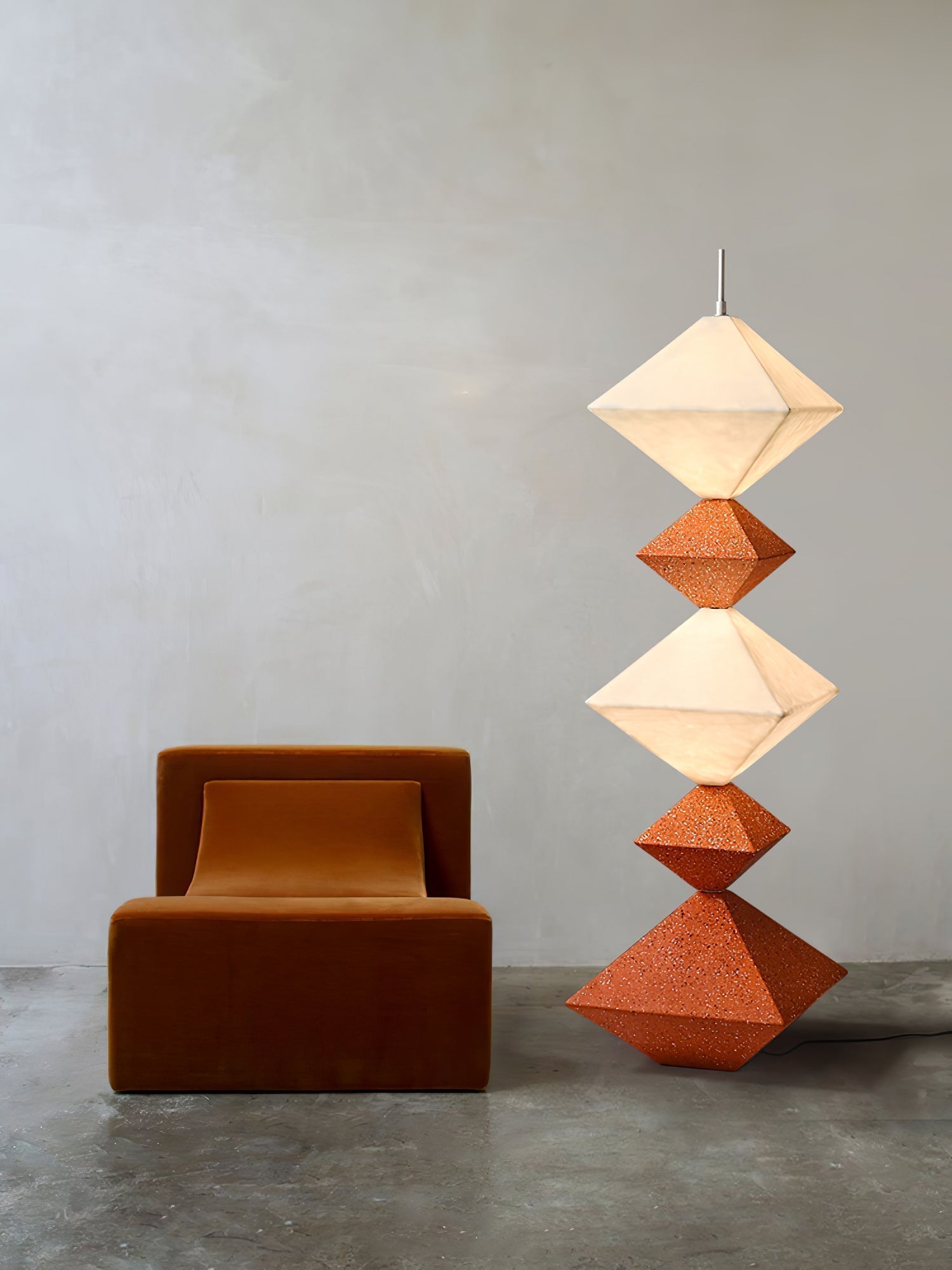 GeoGlow Rhombus Cube Floor Lamp