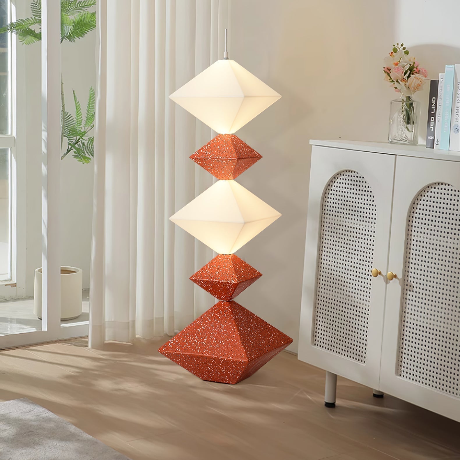 GeoGlow Rhombus Cube Floor Lamp