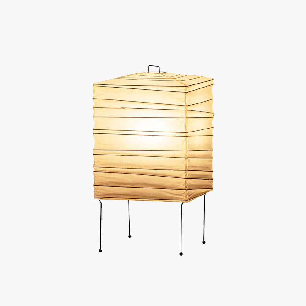 Ribbed Paper Lantern Table Lamp