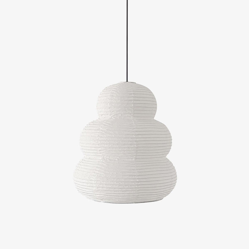 Solara Pendant Lamp Washi Paper Tiered Lantern Japanese Living Room