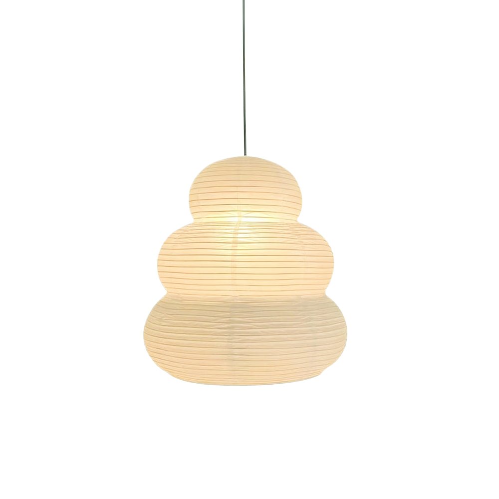 Solara Pendant Lamp Washi Paper Tiered Lantern Japanese Living Room