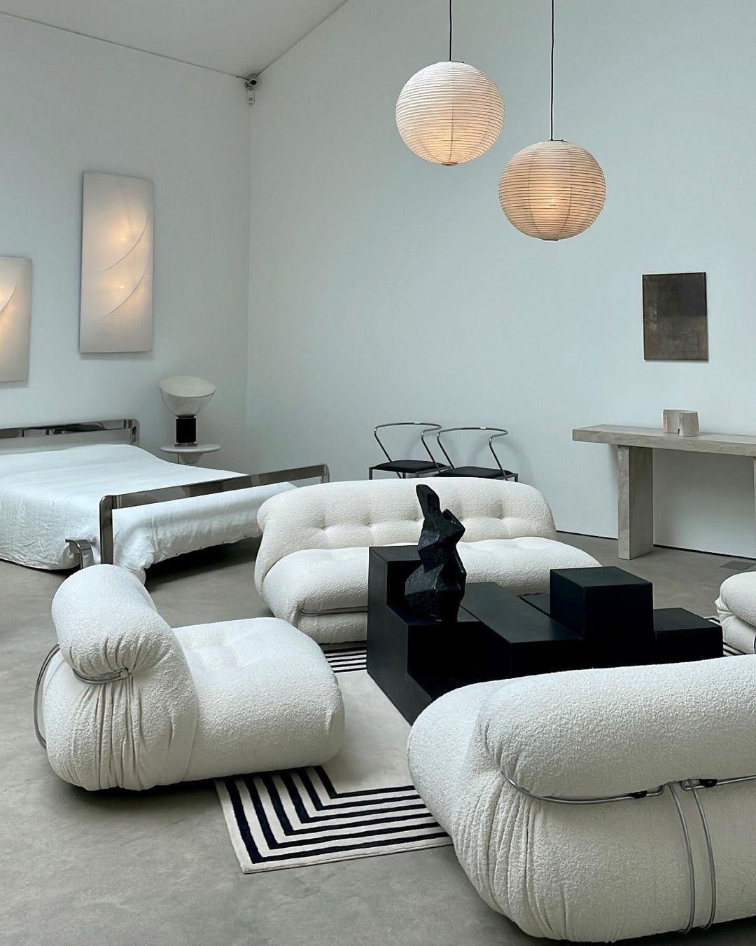 Lunerelle Pendant Lamp Paper for Living Room