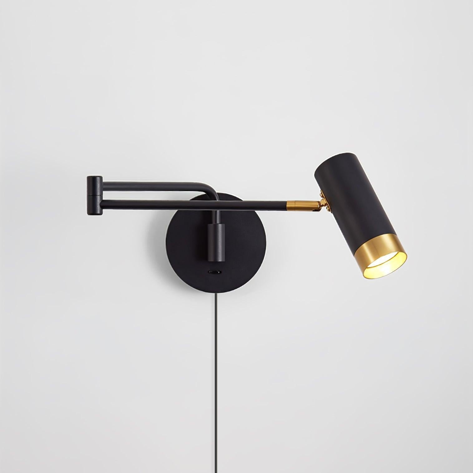 Seloelia Ridge Arm Plug-in Wall Lamp