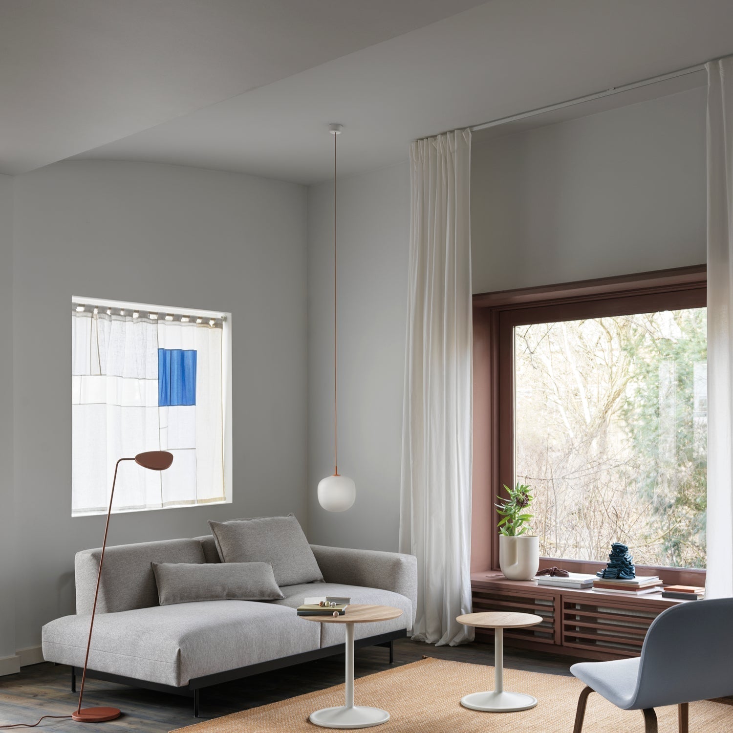 Valentina Pendant Lamp Semi-transparent Glass