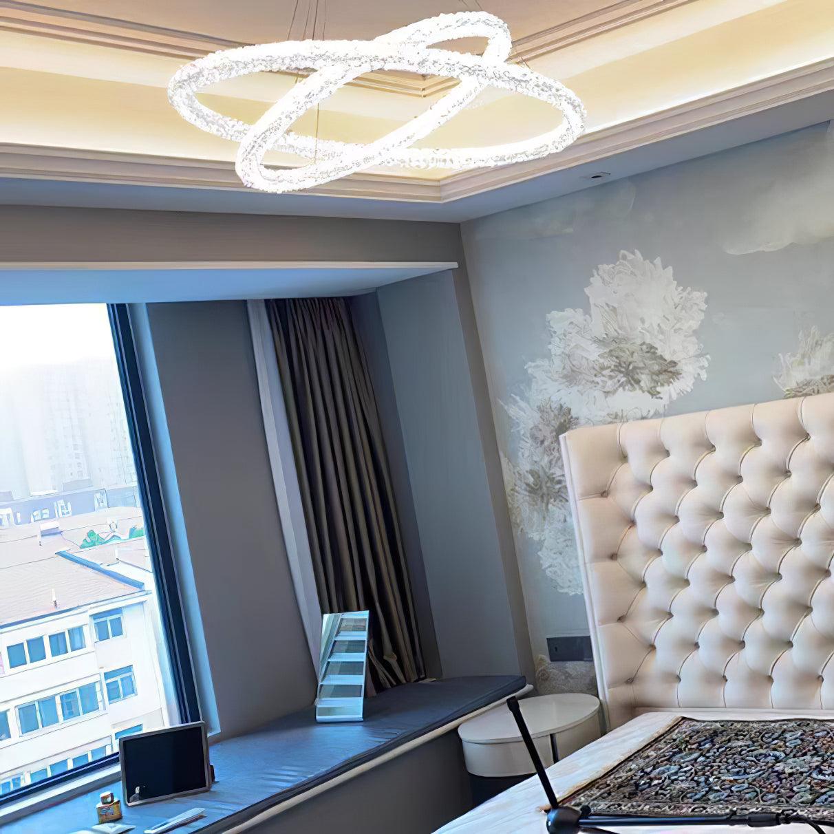 Seleira Chandelier Ring Crystal LED