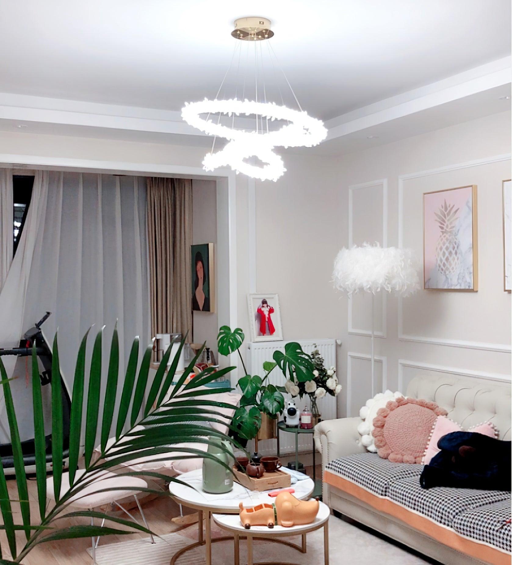 Seleira Chandelier Ring Crystal LED