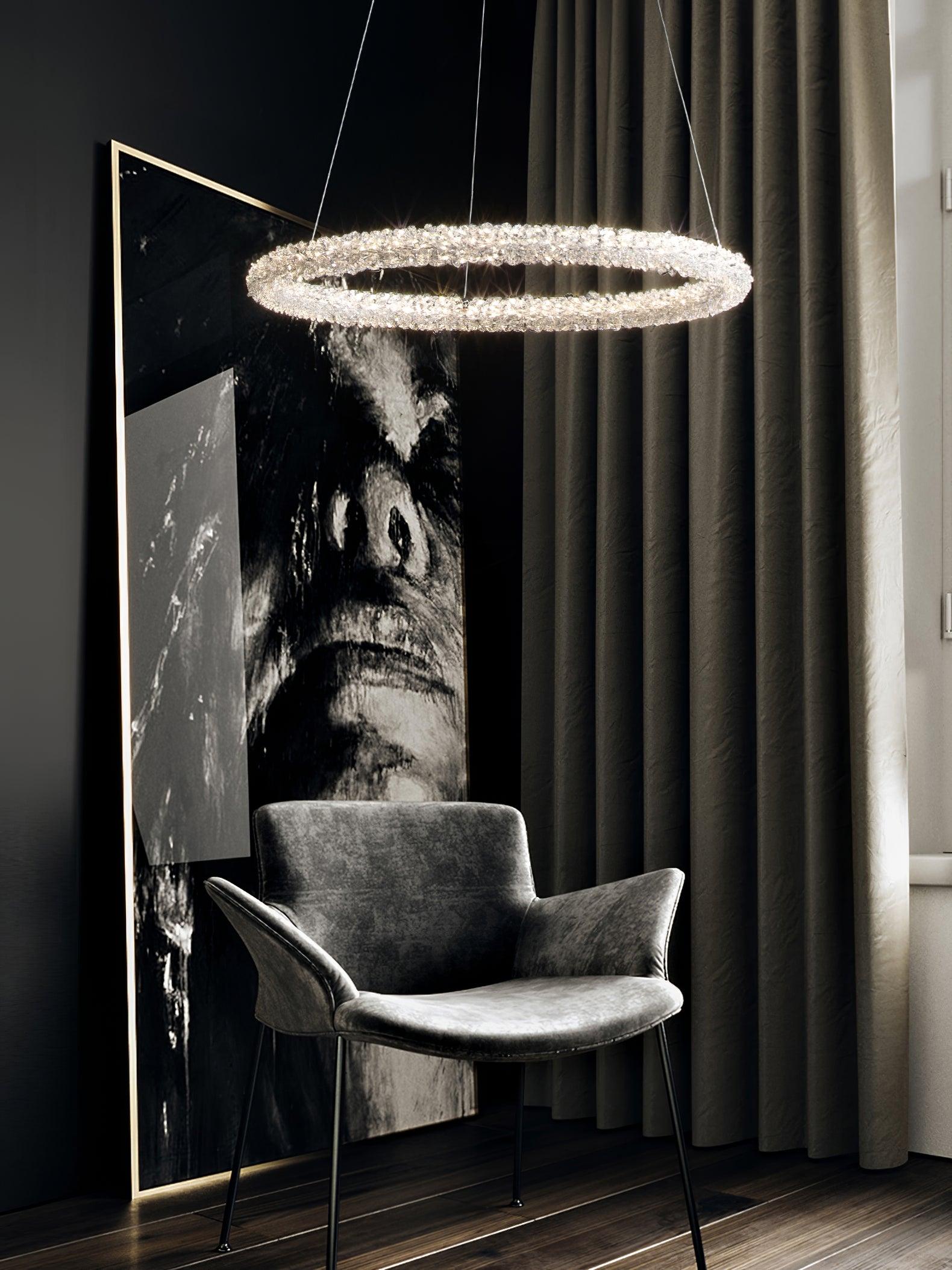 Seleira Chandelier Ring Crystal LED