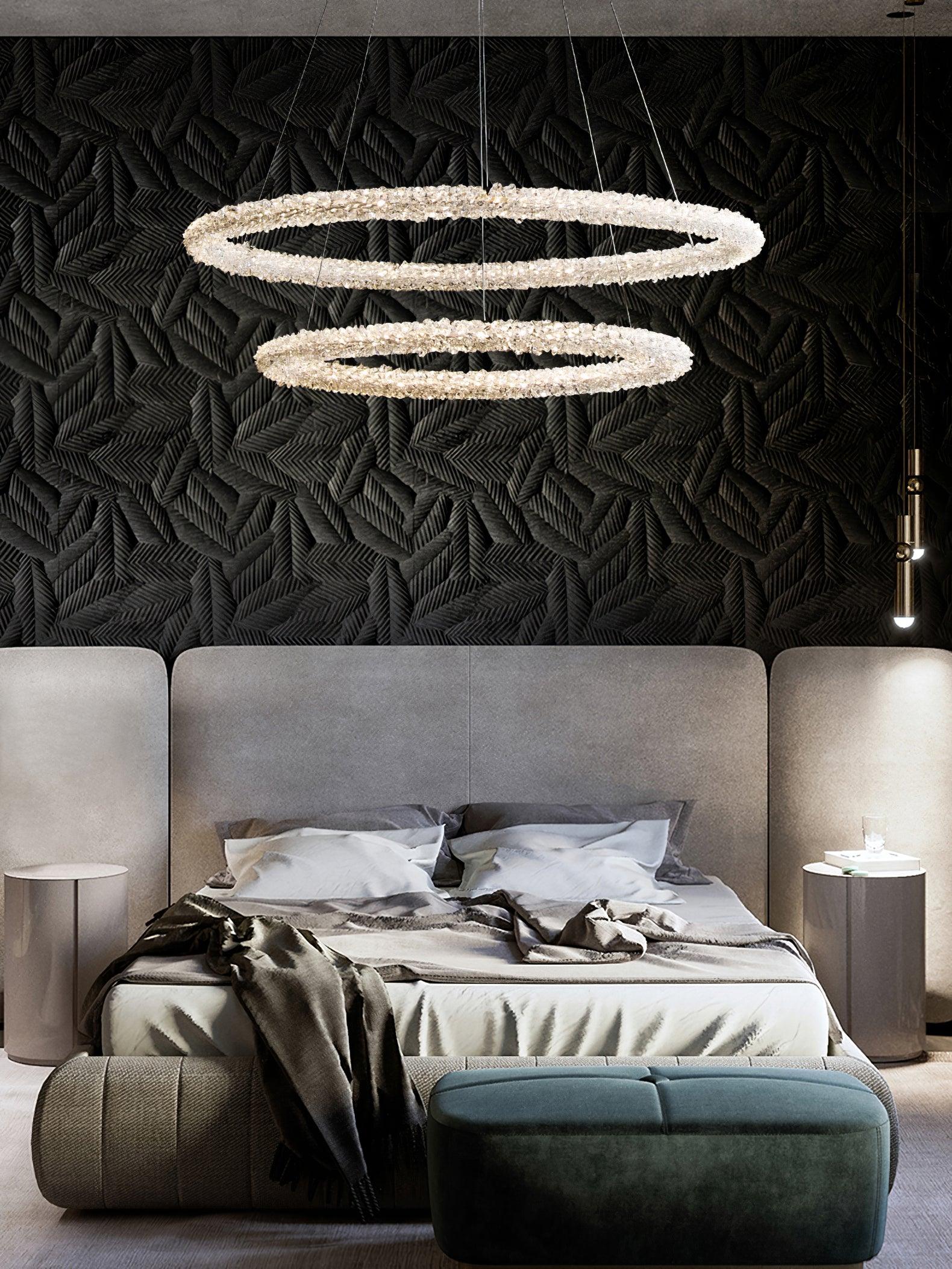 Seleira Chandelier Ring Crystal LED