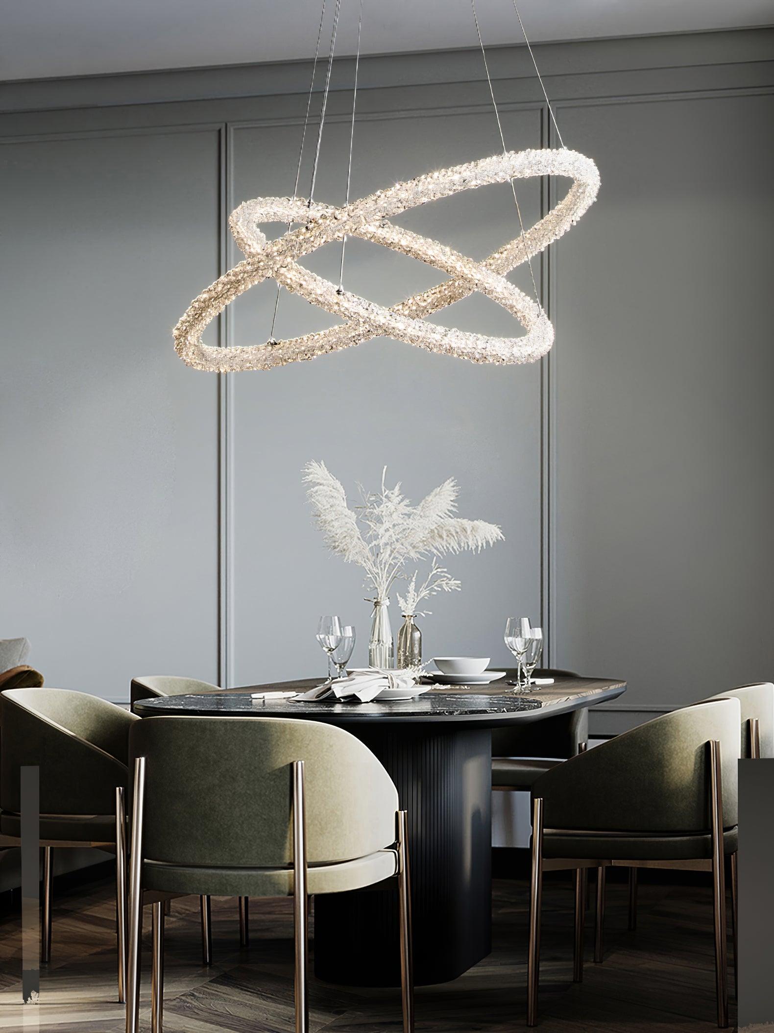 Seleira Chandelier Ring Crystal LED