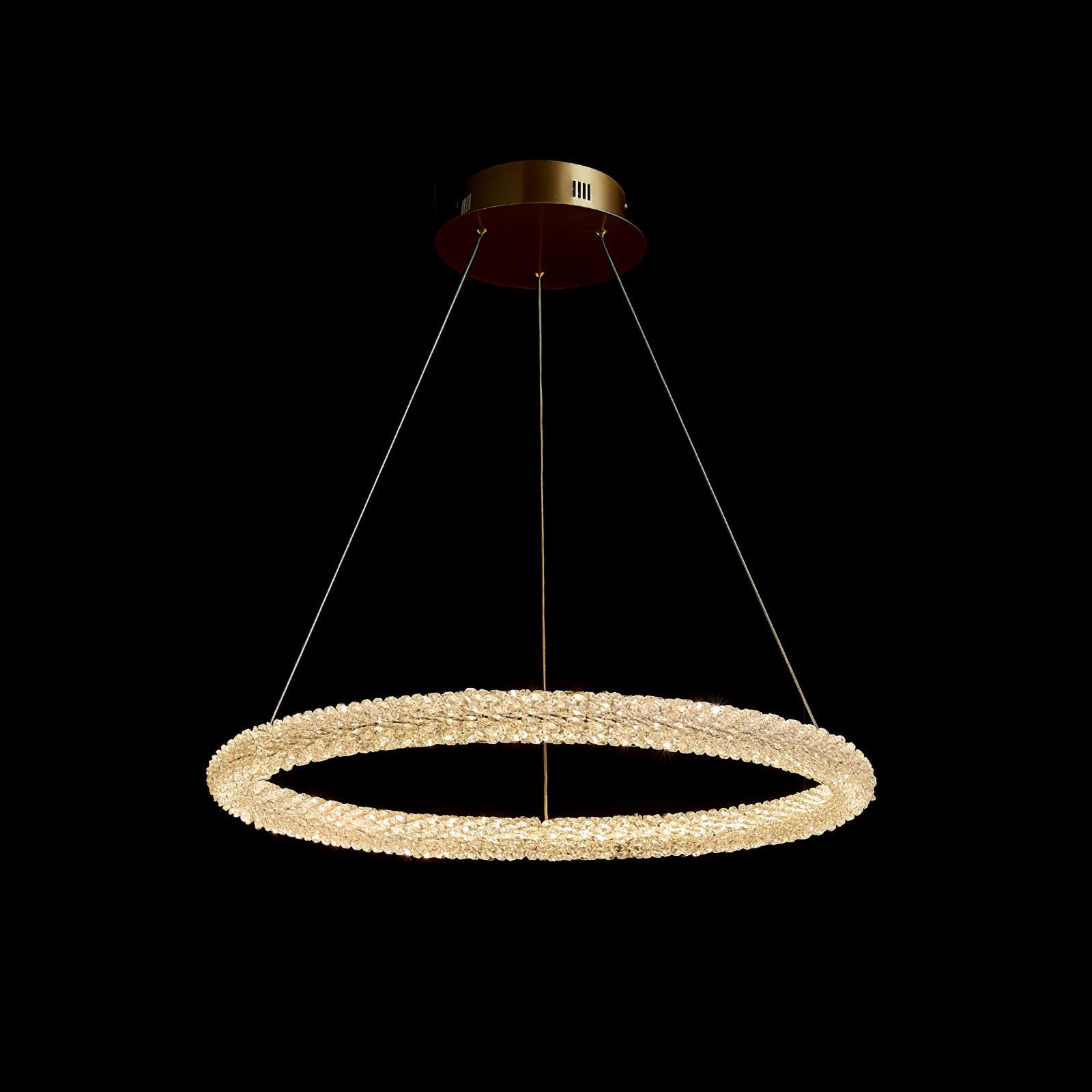 Seleira Chandelier Ring Crystal LED