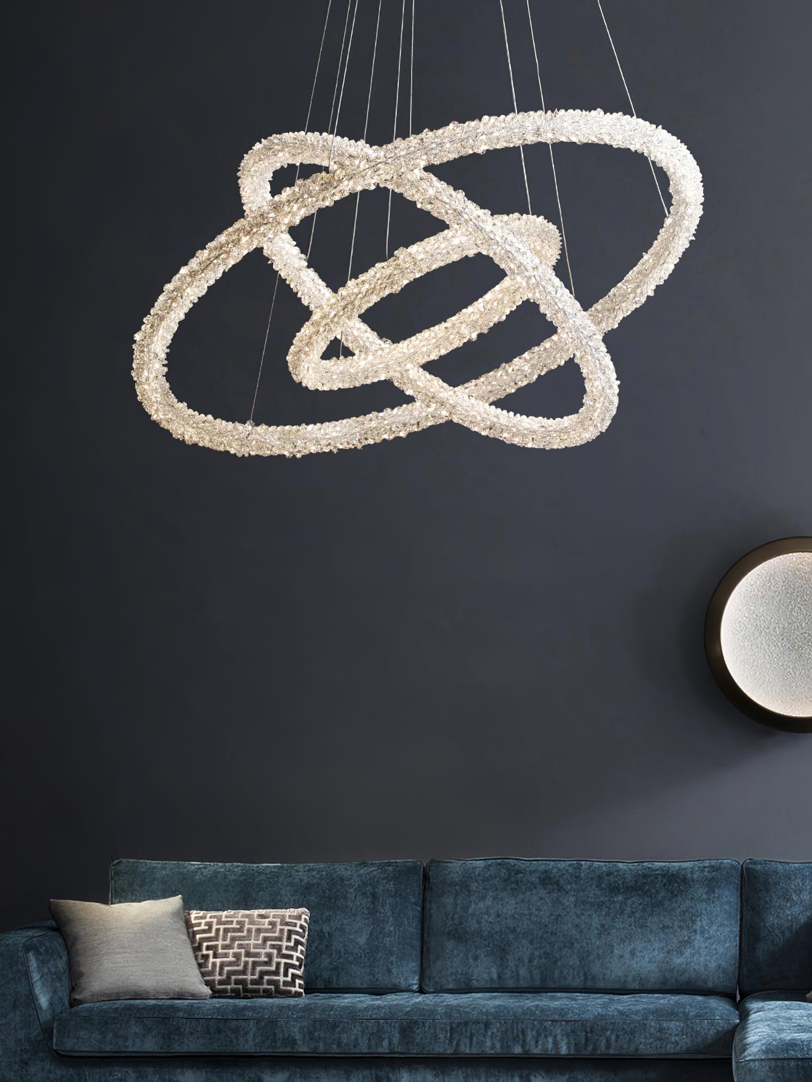 Seleira Chandelier Ring Crystal LED