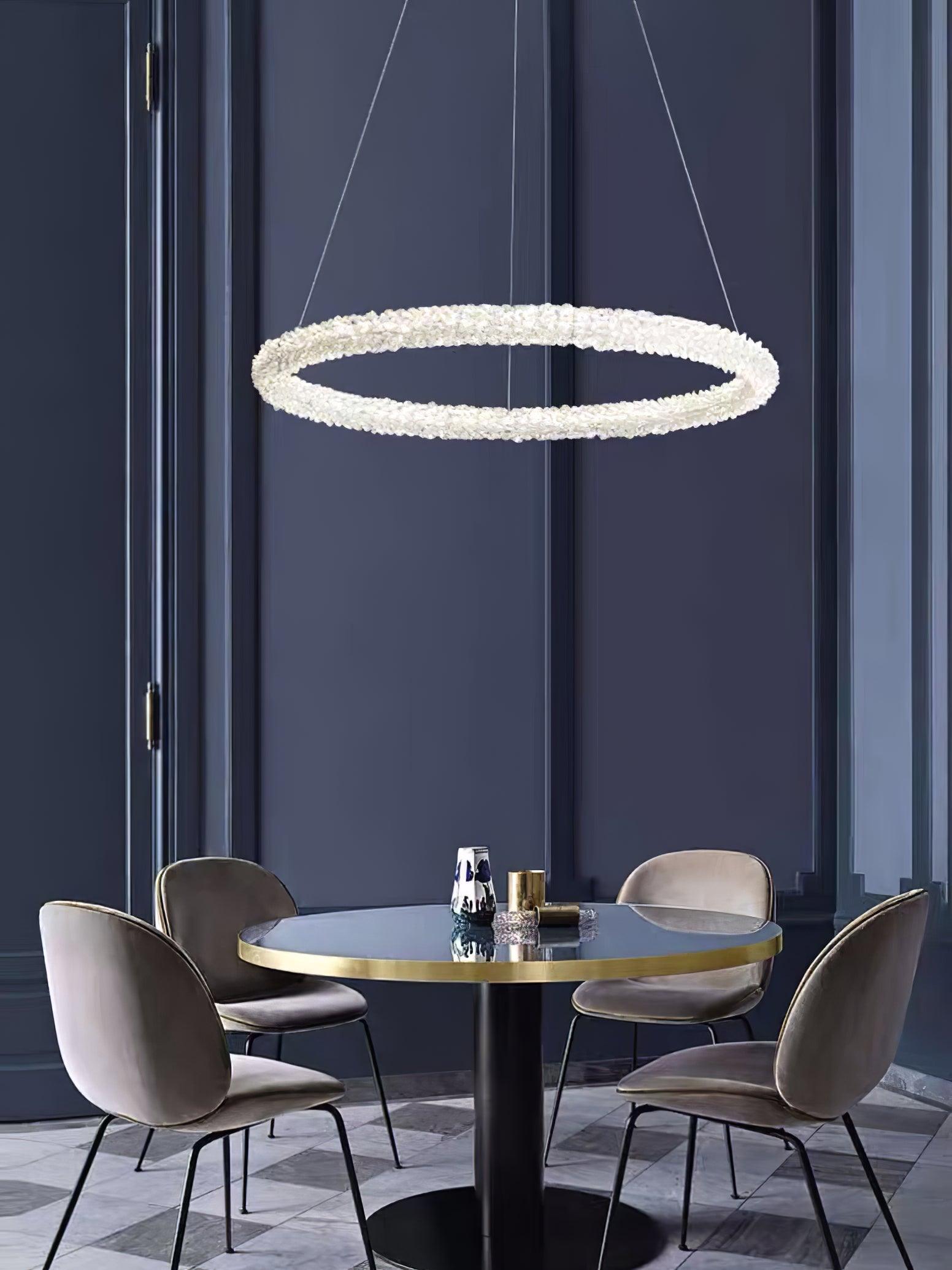 Seleira Chandelier Ring Crystal LED