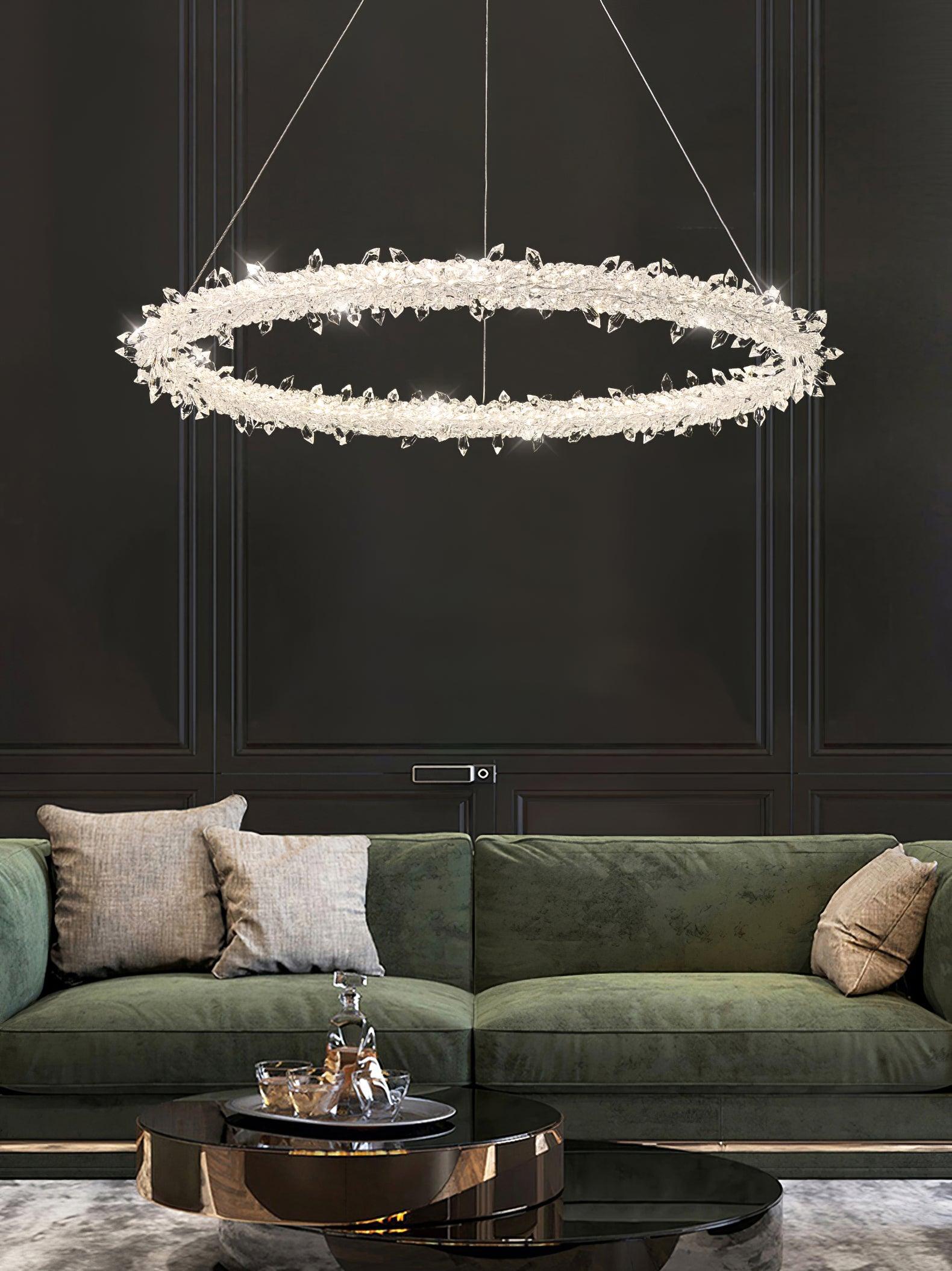 Seleira Chandelier Ring Crystal LED