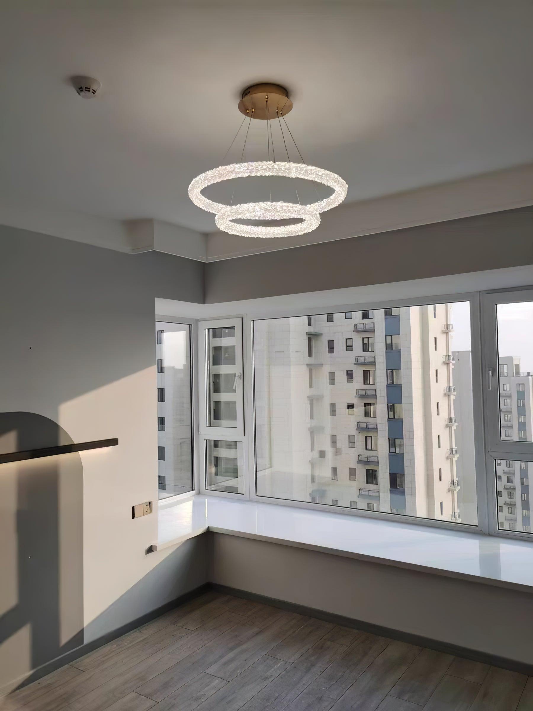 Seleira Chandelier Ring Crystal LED
