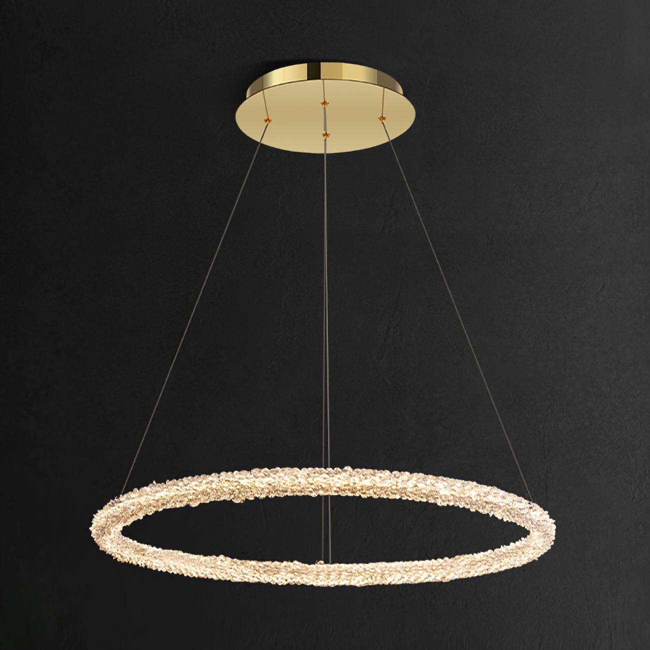 Seleira Chandelier Ring Crystal LED