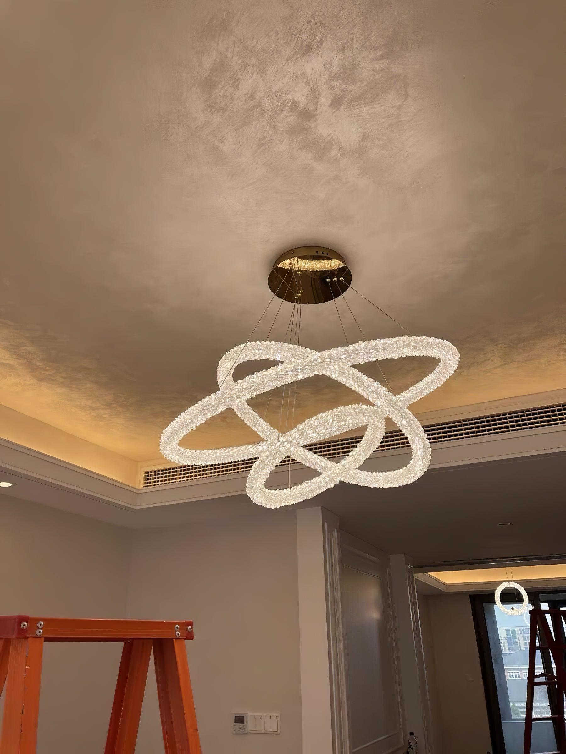 Seleira Chandelier Ring Crystal LED