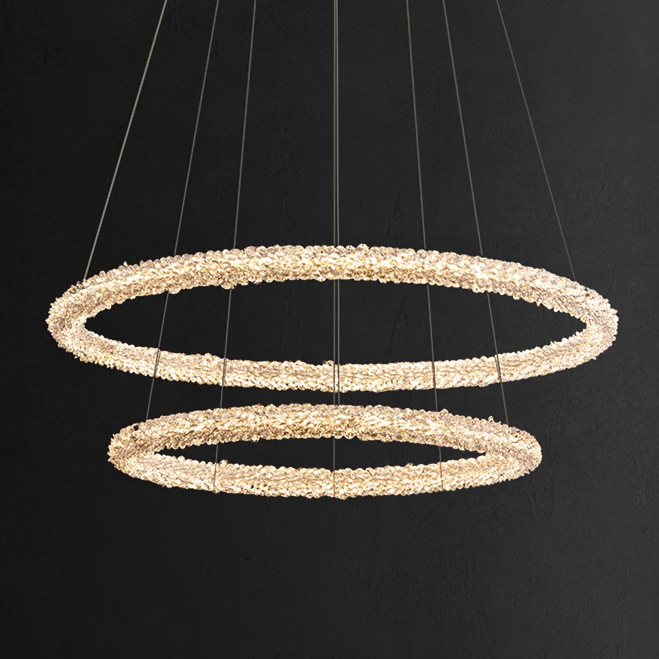 Seleira Chandelier Ring Crystal LED