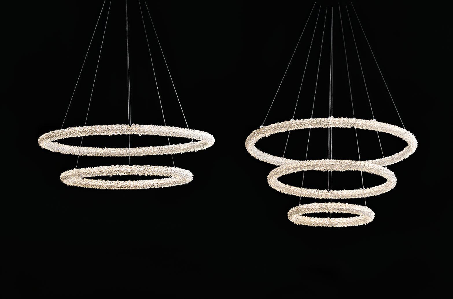 Seleira Chandelier Ring Crystal LED