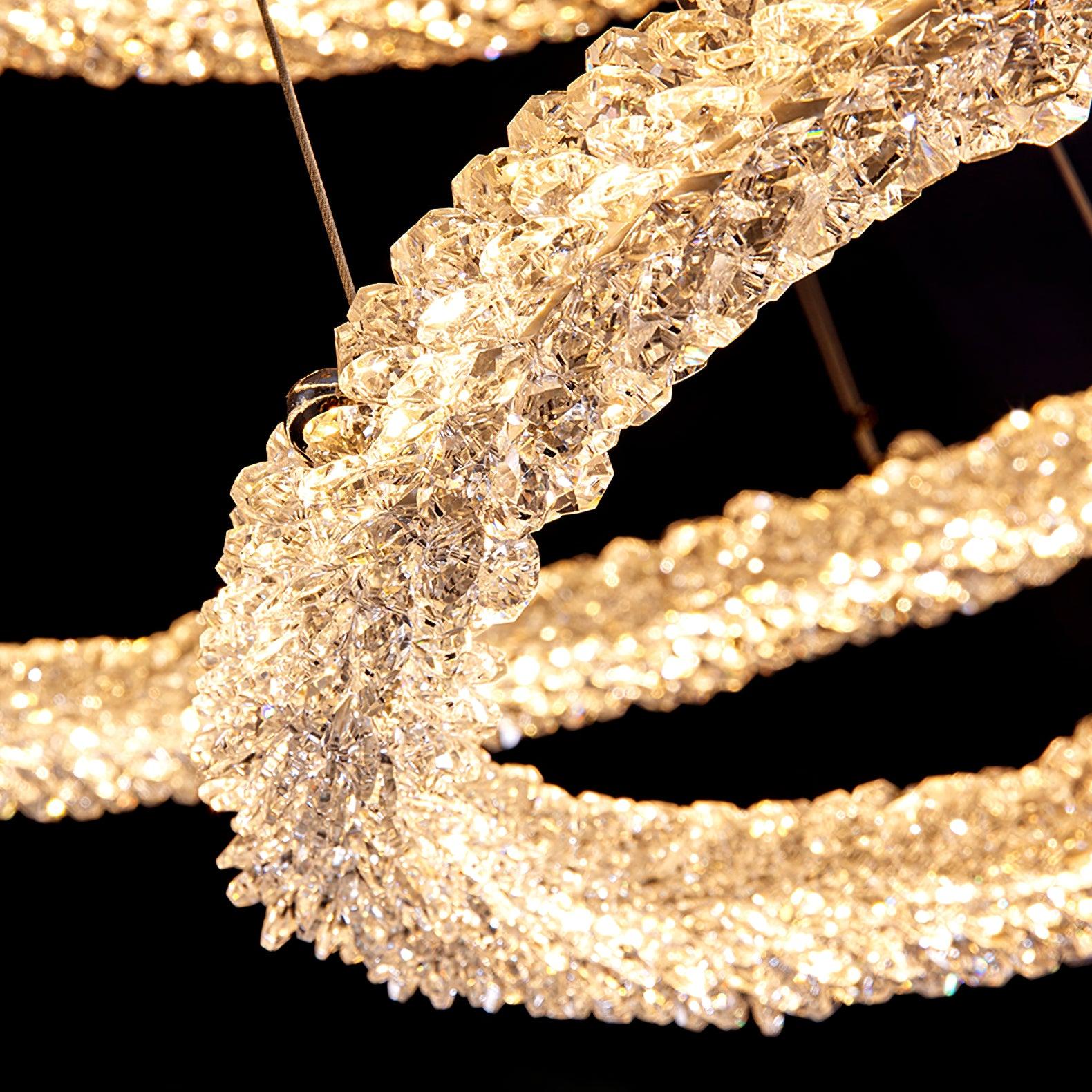 Seleira Chandelier Ring Crystal LED
