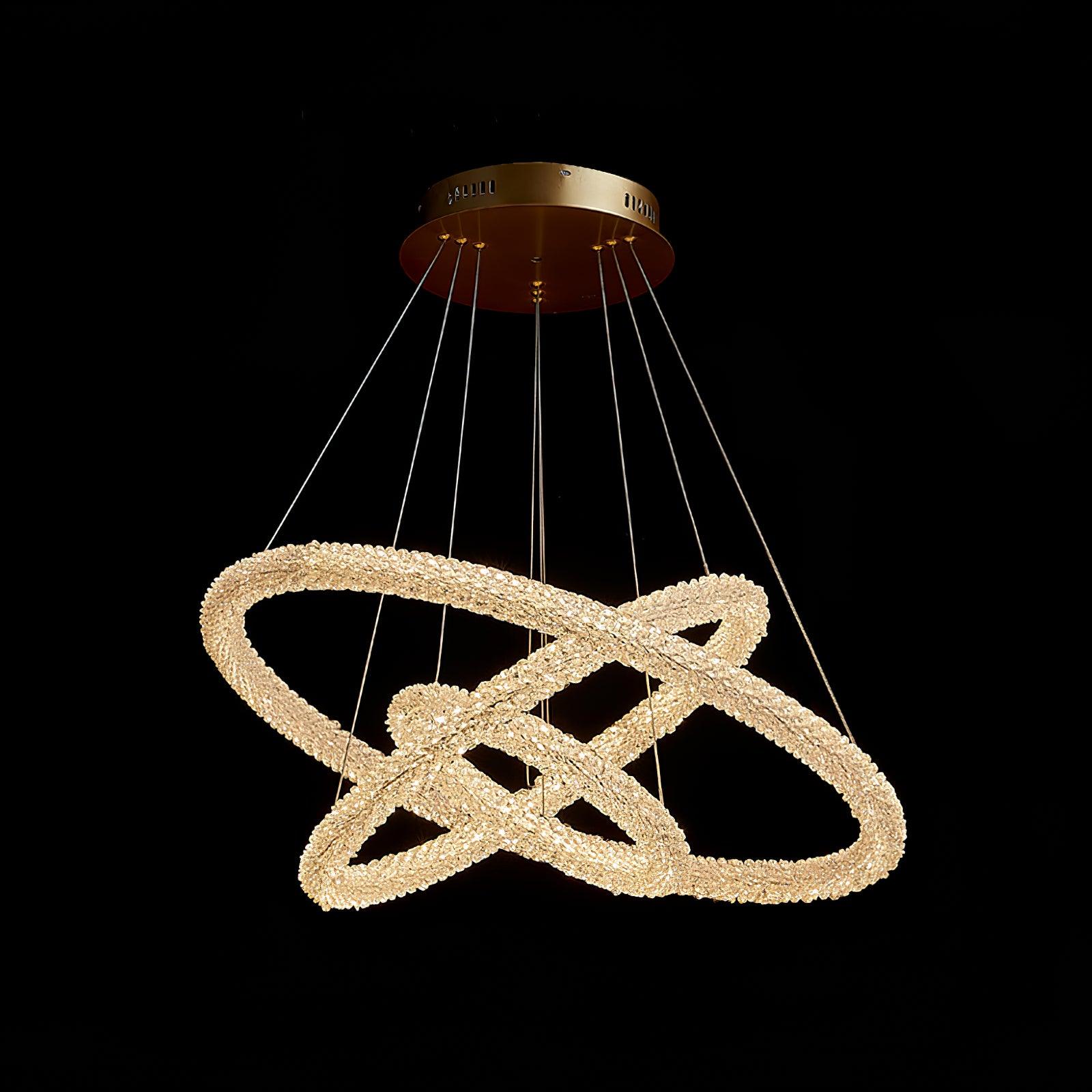 Seleira Chandelier Ring Crystal LED