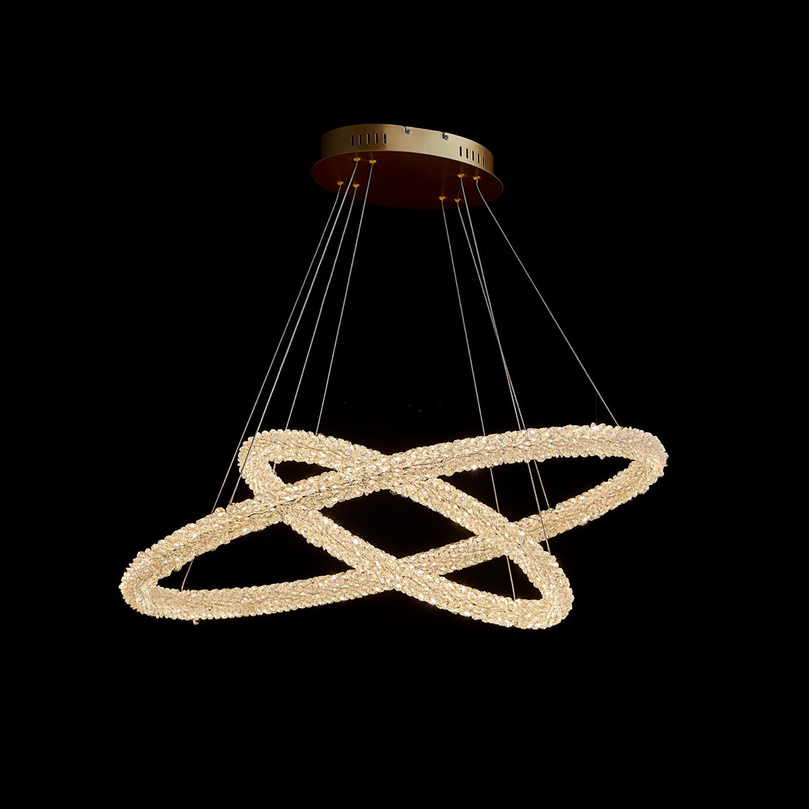 Seleira Chandelier Ring Crystal LED
