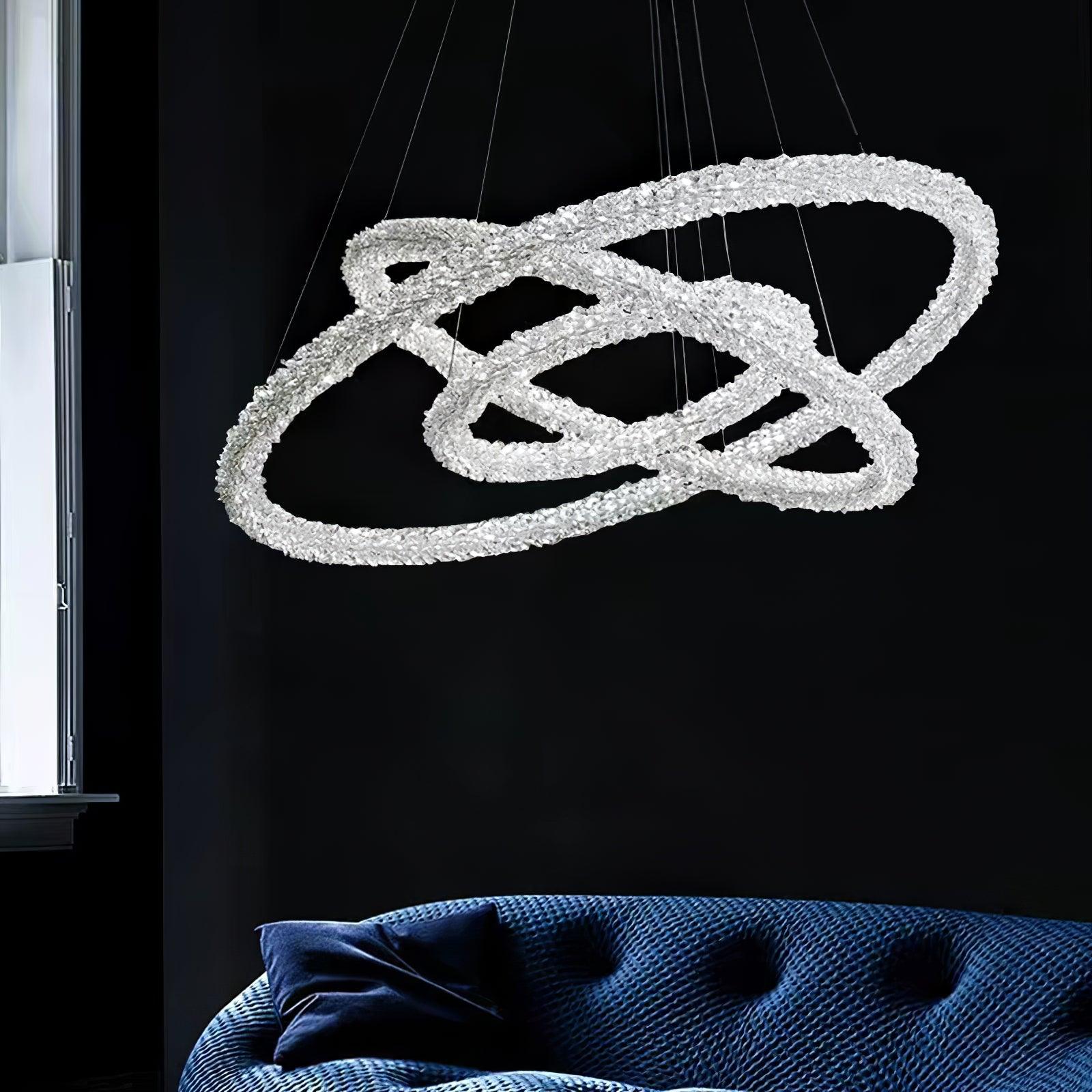 Seleira Chandelier Ring Crystal LED