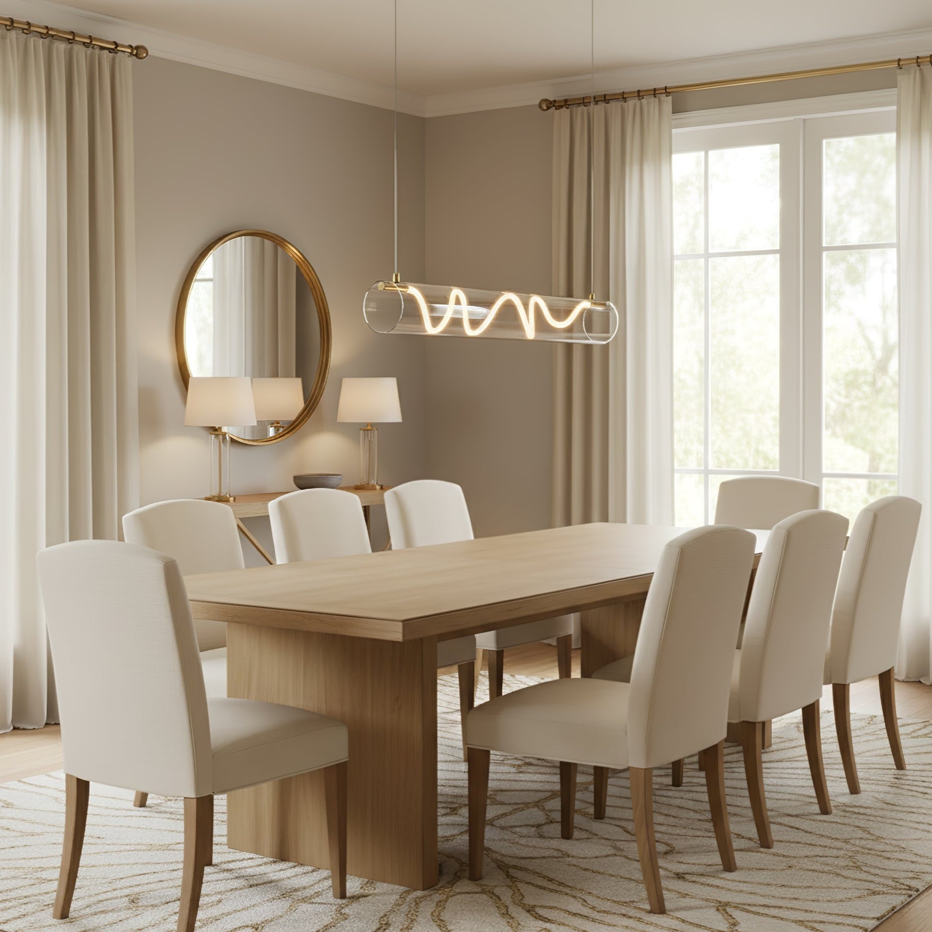 Ripple Linear Pendant Lamp